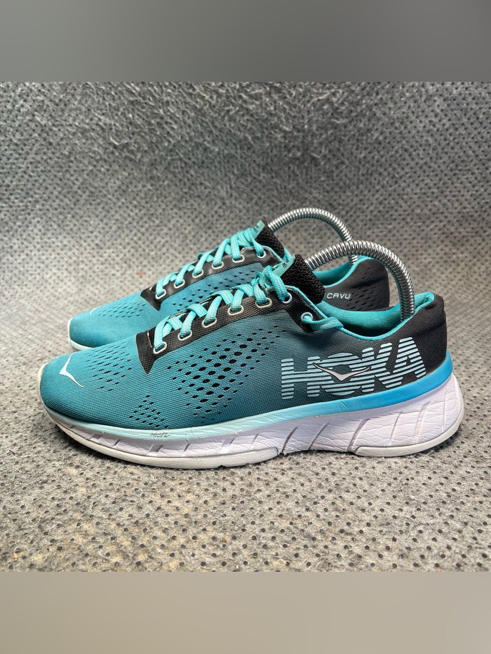Hoka One One Cavu Blue Running Shoes Size 7 Women’s